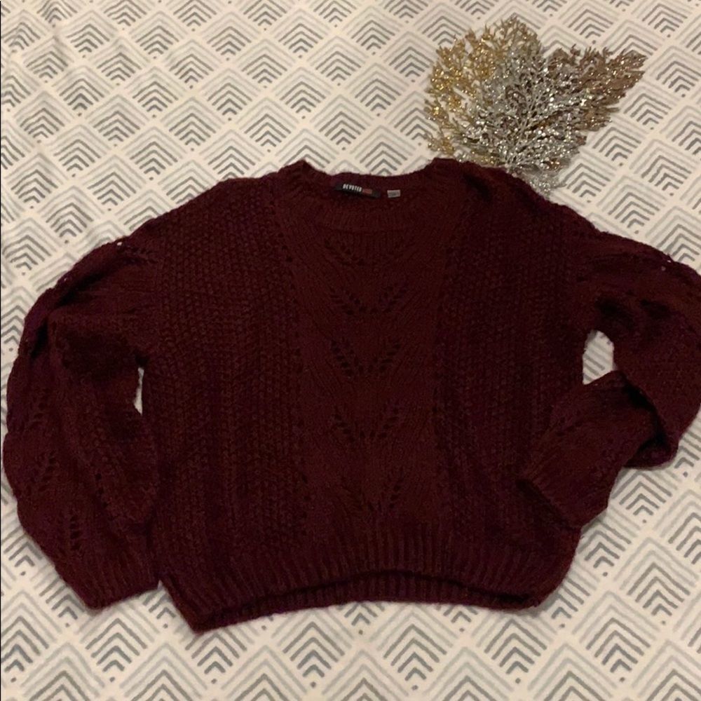 𝅺🌺DEVOTED chunky knit sweater🌺
